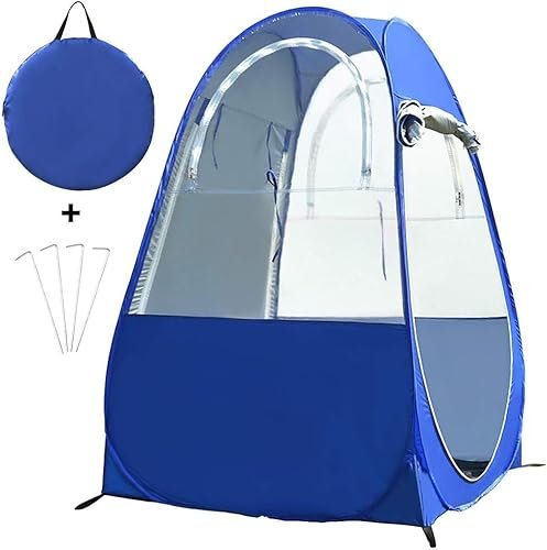 Sports pop-up tent, single person portable outdoor fishing weather shade cabin with storage bag, suitable for bicycle, camping, toilet, beach replacement