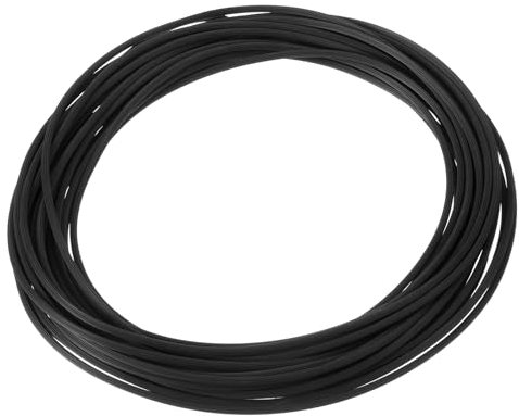 QUARKZMAN Fenstersplint, 0,12 x 25ft Runder Fensterschirm-Reparatur-Splint für den Austausch von Tür- und Fensterschirmen, Schwarz