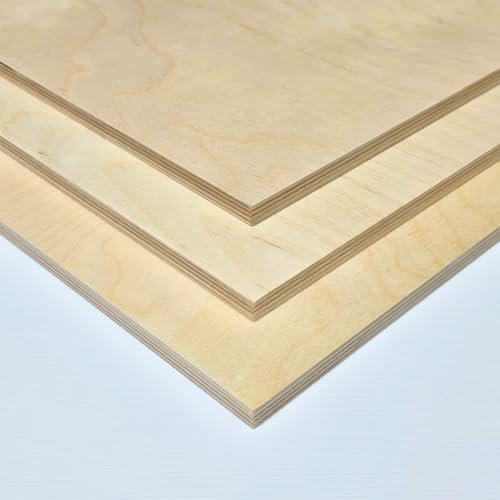AtHaus® Placas de Contrachapado 10  mm | Tableros Multiplex | Placas de Madera | Cortes Disponibles: 50x40 cm