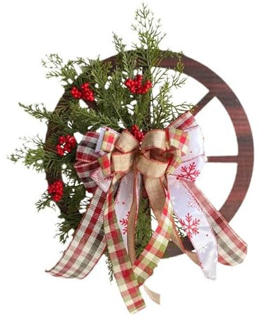 Sunfashion Haustür Deko Weihnachten,Kranz Trockenblumen Herbstdeko Türkranz Spring Wreath Herbstkranz Haustür Türkranz Ganzjährig Außen Deko Zum Aufhängen