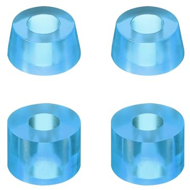 PATIKIL Gommini per Skateboard, Kit Ricostruzione per Gommini per in Pu da 90A per Parti Skateboard, Blu Trasparente