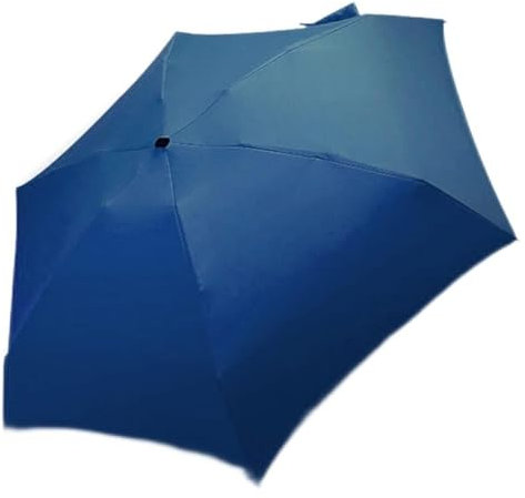 CvbGNJm Parapluie portable, parapluie, parasol de plage, parapluies pliants, parapluie pliant coupe-vent 6 côtes, parapluie - petit - compact, léger, solide, mini, pliable et portable(Navy)