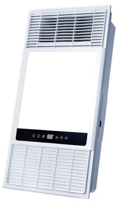 wpenshiDM125 Ventilation Fans Bathroom Heater Integrated Ceiling Bathroom Multi-function Exhaust Fan Lighting Warm Air Machine Shutter Exhaust Fan