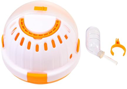 SHINEOFI Tragbarer Hamsterkäfig aus Robustem Material Atmungsaktives Design Leichter Kleintier träger für Hamster Zwerghamster und Kleine Haustiere für Reisen und Ausflüge