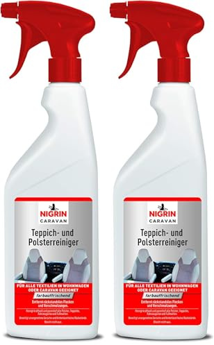 NIGRIN 20250 Caravan Teppich- und Polsterreiniger 0,75 Liter (Packung mit 2)