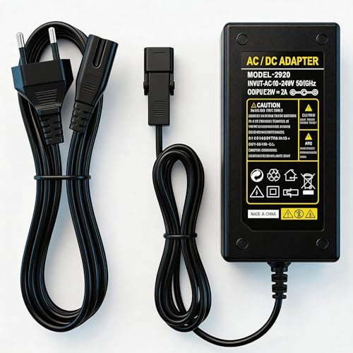 Synclum Transformador 29V 2A para Sillón Relax Eléctrico AC/DC | Cable europeo incluido, Fuente estable, Sustitución fácil, Protección múltiple, Compatible con sofá reclinable y Lift Chair