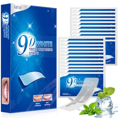 Bande Blanchiment Dentaire,Blanchiment Dentaire, 28 Bandes 14 Ensembles Blanchisseur de Dents (Mint-14 Ensembles)