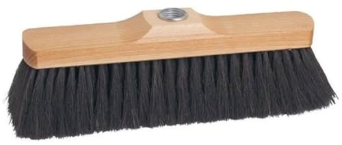 Floor Brush Head, Household Broom with Horsehair by Bürstenhaus Redecker