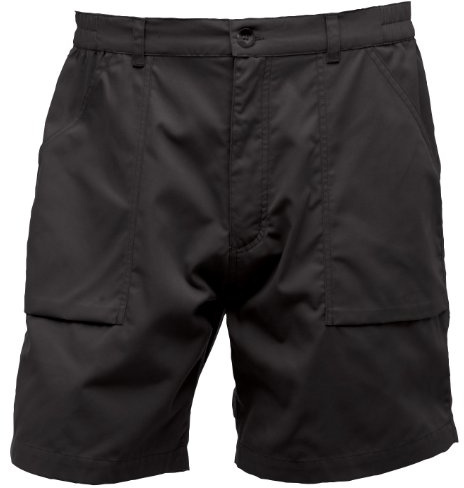 Regatta Professional Men's Multi Pocket Action Shorts, Water Repellent & Hardwearing - Perfect fro Outdoors, Walking, Hiking & Climbing Black