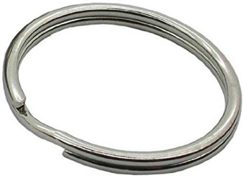 Schlüsselanhänger Spaltring 50 x 30mm O Ring Basteln Hobby Fischen