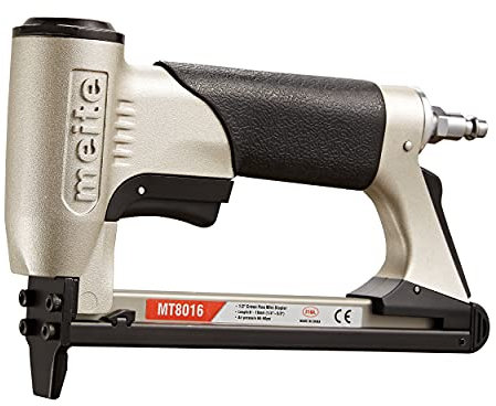 meite MT8016 Air Staple Gun, Pneumatic Upholstery Stapler, 21GA / Type 80 Lightweight Upholstery Air Stapler for DIY, Decoration, Funiture and Woodworking
