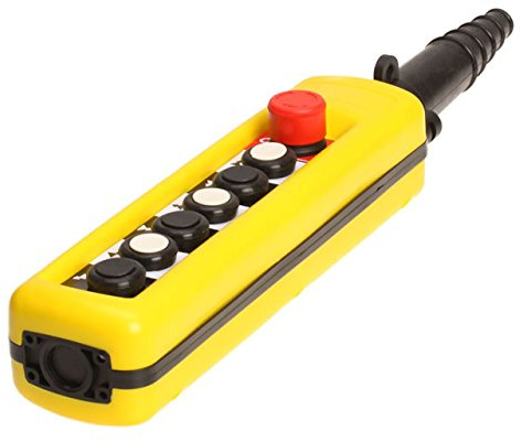Hängetaster KB-HT 6 Taster + Not-Halt/Not-Aus, eine Geschwindigkeit