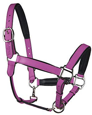 indira Lederhalfter pro (Full - Warmblut, Pink 02)
