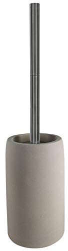 Spirella WC Bürste Toilettenbürste Klobürste Gemma Steingut 11 x 44,5 cm-Beige, Grey, Unique