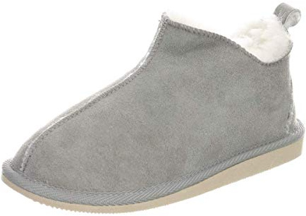 Hollert Herren Lammfell Hausschuhe Prinz Fellschuhe 100% Merino Schaffell für Wohlgefühl - warm, atmungsaktiv