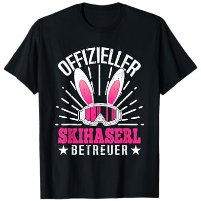 Après-ski Hasen Betreuer - Skifahrer Skiing Party Skiurlaub T-Shirt