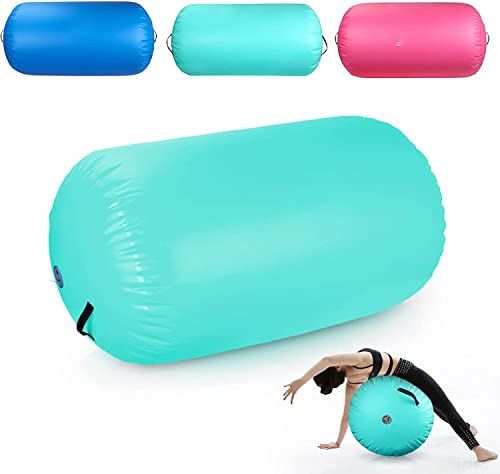 Aufblasbare Gymnastik Air Roll, Aufblasbare Luft Rollen, Air Roller, Gymnastikrolle, Ausbildung Gleichgewicht Air Barrel, Yoga Roll, PVC Zylinder Übung Spalte Heimgebrauch