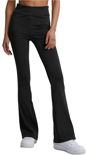 Urban Classics Leggings Évasé Taille Haute Recyclé Femme Legging Noir S
