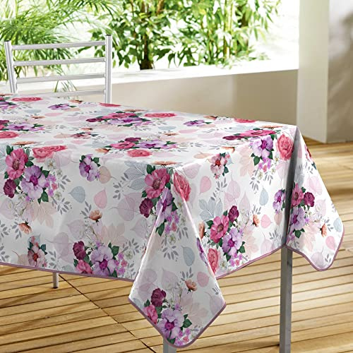 douceur d'intérieur, Tovaglia rettangolare (140 x 300 cm) Rossana, PVC stampata