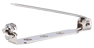 Auto 50 pezzi Fermaglio di sicurezza, misure assortite Tre Fori di Sicurezza in Ferro Spilla Bar Set per Bricolage Quilting, Coperture, Artigianato, Completi, Carta d'arredo (32 mm