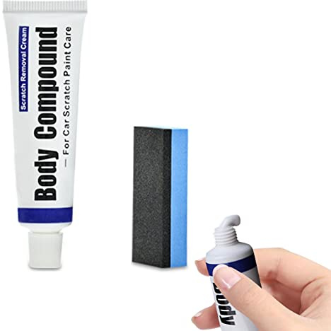Joyivike Rayures composé carrosserie,Nettoyant Anti-Rayures pour pâte à frotter - Car Body Compound Paste Kit Auto Accessoires Fix It Car Wax