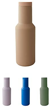 Design Letters Isoliert Karaffe 1L | Ideal als Thermoskanne, To go Becher, Camping becher | Thermoskanne Edelstahl | Geschenke für Freundin, Geschenke für Männer, Hochzeitsgeschenk