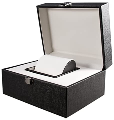 AMYSTY Uhrenkoffer Uhrenrolle Uhrenbox Uhrenschatulle Uhrenaufbewahrung Uhrenbox Leder Uhrenetui Uhrenaufbewahrung Schmuck Display Boxen Für Damen Uhrenetui Uhren Aufbewahrungsbox (Color : E)