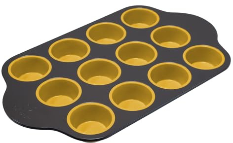 ekau Smart Flex 12 Cup Muffin Tray - Marigold