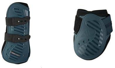 Ekkia Aurora Gamaschenset mit Streichkappen, PU Hartschale mit Neopren Innenfutter WB (Marineblau)