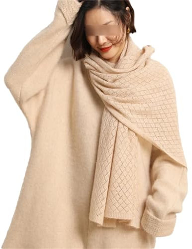 Frühling und Herbst Damen Schal Kaschmir Strickschal, türkis, One size