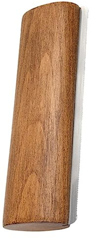 COLLBATH Brosse Métallique De Toilettage Chevaux 20 Cm Outil De Mue Brosse En Crin De Cheval Bois Naturel Nettoyage Entretien Soins Équins