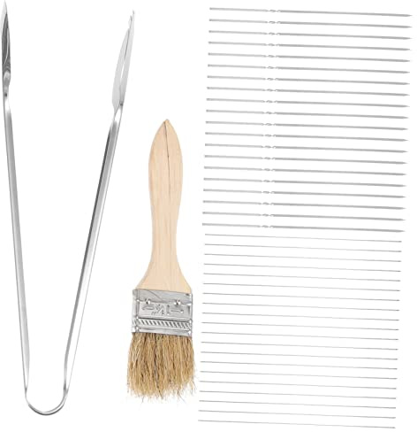 Parliky 1ensemble Set Outils De Barbecue Ensemble De Accessoires Bbq Pour Cuisine Extérieure Camping Et Fête Plein Air