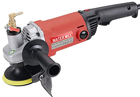 Betonschleifer 1400W Nass-Steinschleifer mit Speed Control,Elektrisch Nassschleifmaschine Messerschleifer Poliermaschine Steinschleifer zum Nassschleifen und Nasspolieren von Stein