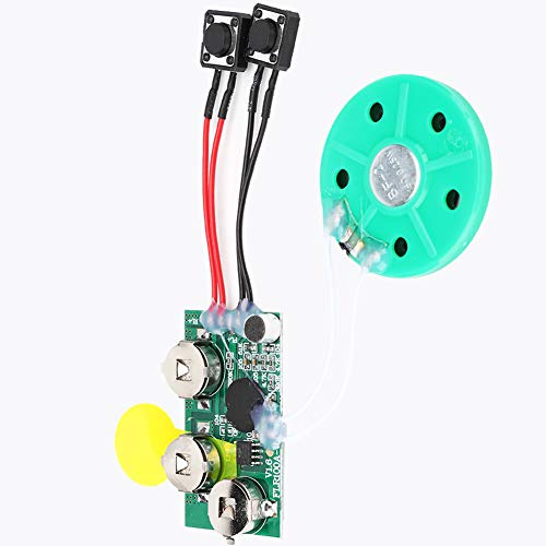 Beschreibbares Soundmodul, 60er-Jahre, DIY Beschreibbare Grußkarte, 3 AAA-Batterien, Stromversorgung für Grußkarten, DIY-Karten, Geschenke (Schleife)