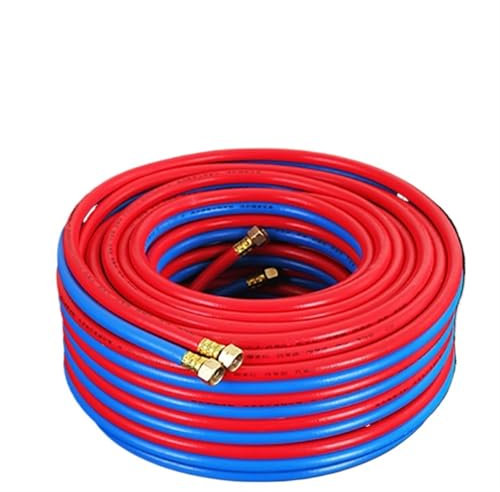 Manguera de acetileno y oxígeno de alta presión, 18Mpa, tubería de Gas bicolor, tubo de propano de 8mm, manguera de PVC, accesorios de soldadura for corte de Gas para Aire comprimido Nitrógeno(20meter