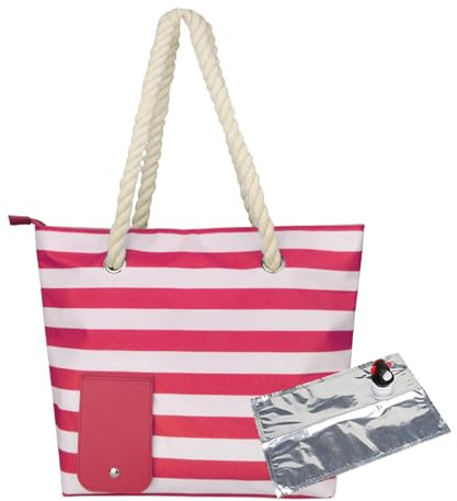 Weinhandtasche Strandwein Geldbörse Wein Tasche Weintasche Mit Verstecktem Ausguss Spender, 33x42,5cm Oxford Stoff Weins Einkaufstasche Picknicktasche Tragetasche Tasche Wärmedämmung Strandtasche