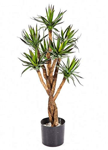 artplants.de Agave Decorativa, 203 Foglie, 70cm - Agave Artificiale/Pianta grassa
