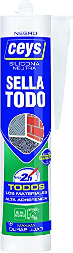Ceys - Sella todo - Sella todos los materiales - Negro - Cartucho 280 G