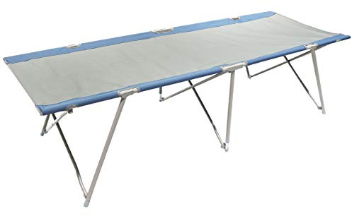 Homecall Camping-Klappbett, XXL - (Grau/Blau)