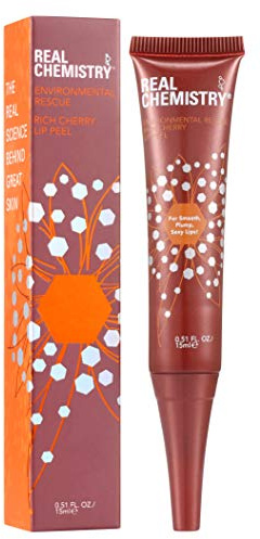 Real Chemistry Environmental Rescue Rich Cherry Lip Peel, 0.5 oz.