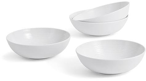 Royal Doulton Gordon Ramsay Maze White 18cm Cereal Bowls, Set of 4
