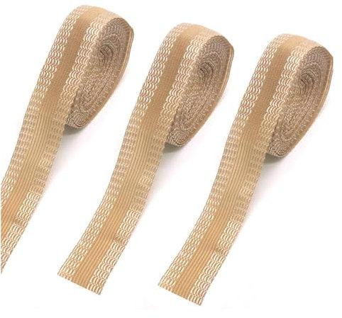 Saum-Band Selbstklebende Hose-Mund-Paste, Hosenkante, kürzen, Reparatur, Saum for Aufbügeln, Kleidungsband, kein Nähen, Säumen von Stoff, Fixierband, DIY-Nähen BüGelsaumband ( Color : Beige , Size : 3
