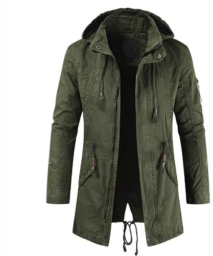 SRZYMJ Mantel Herren Winter Grau Wintermantel Wolle Übergangsjacke Schwarz Outdoorjacke Atmungsaktiv Xxxl Jacke Leicht Softshelljacke Steppweste Leicht Funktionsjacke Parka Sportjacke Freizeitjacke