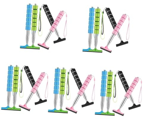 MUCKLILY 5 Juegos Espejo Retrovisor Herramienta De Limpiaparabrisas Escobilla De Goma Espejo Cámara De Tablero Limpiaparabrisas De Espejo Lateral Espejo De Vanidad Del Coche 4 Uds * 5