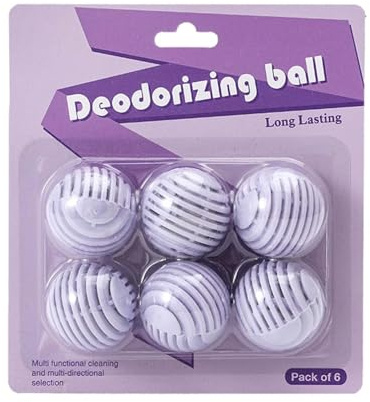 Schuhdeo, Desodorierungsbälle Desodorierbälle Schuh Deo für Sportschuhe, 6PCS, Ideal für Sporttaschen, Schultaschen, Schließfächer, Um Gerüche Zu Beseitigen (Lavendel)