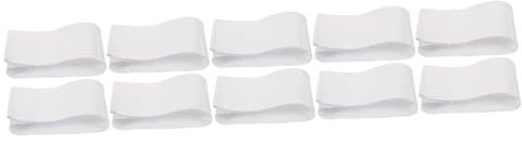 SOIMISS 2stücke Kapitänsbinde Für Fußball Unbedruckte Weiße DIY-armbinde Verstellbare Armbinde Für Sport Langlebiges Band Für Fußball Rugby Und Basketball