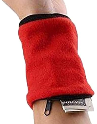 Armband mit Tasche – Unisex-Handgelenktasche mit Reißverschluss, schweißfeste Geldbörse für effektive Karten, für Herren, Damen, Radfahren, Wandern, Sportaktivitäten