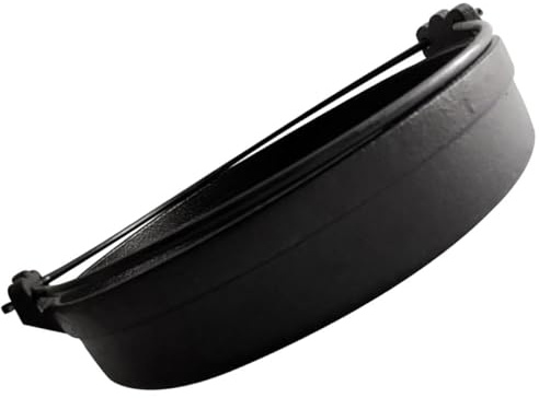 DOITOOL Marmite en Fonte Épaissie 18 Cm, Pot à Cuisson Japonaise Sukiyaki Double Poignées, Ustensile Cuisine Résistant au Feu pour Cuisinière Gaz et Plaques, Accessoire Pratique