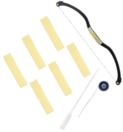 INOOMP Aluminium Augenbrauen Messlineal Satz mit Wasserwaage Symmetrisches Augenbrauen Positionierungswerkzeug für Präzises Microblading und Tattoo Zubehör Zufällige Zufällige Farbe