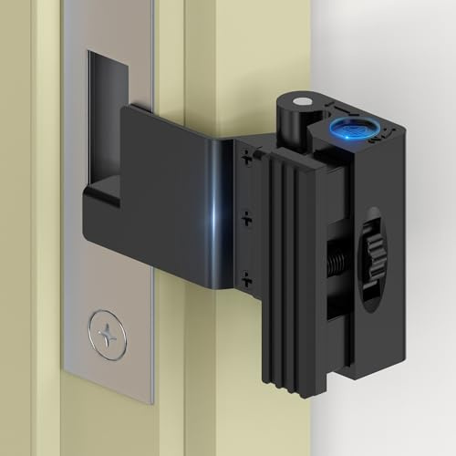 SecureLatch Portable Door Lock for Travel, Black, 1PC